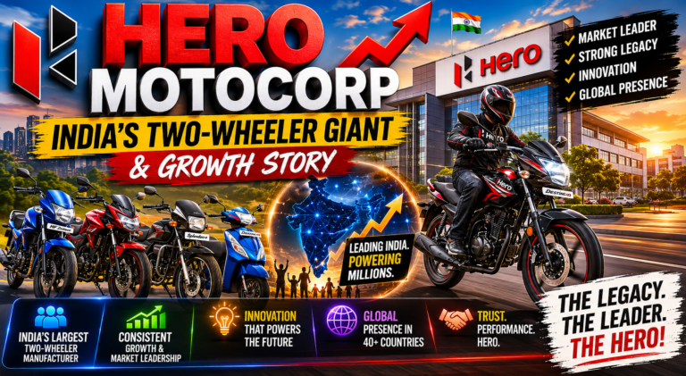 HERO MOTOCORP – INDIA’S TWO-WHEELER GIANT & GROWTH STORY