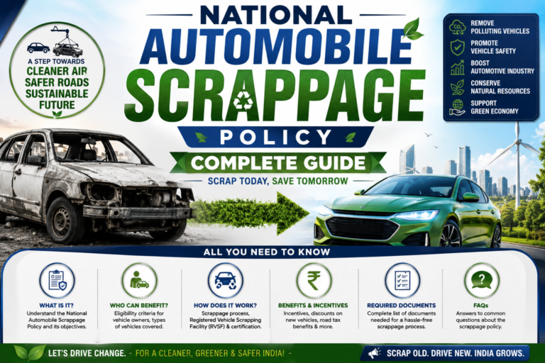 NATIONAL AUTOMOBILE SCRAPPAGE POLICY – COMPLETE GUIDE