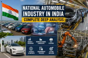 NATIONAL AUTOMOBILE INDUSTRY IN INDIA – COMPLETE DEEP ANALYSIS