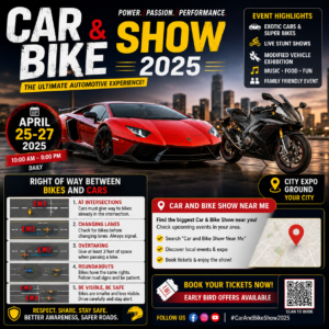 Car and Bike Show 2025: The Ultimate Guide to Every Car and Bike Show Near You
