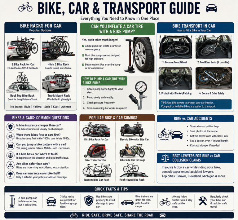 Bike vs Car: Insurance, Accidents, Safety, and Everything You Need to Know