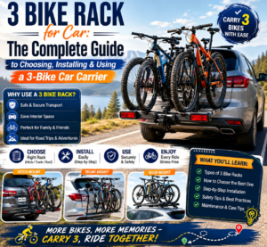 3 Bike Rack for Car: The Complete Guide to Choosing, Installing & Using a 3-Bike Car Carrier