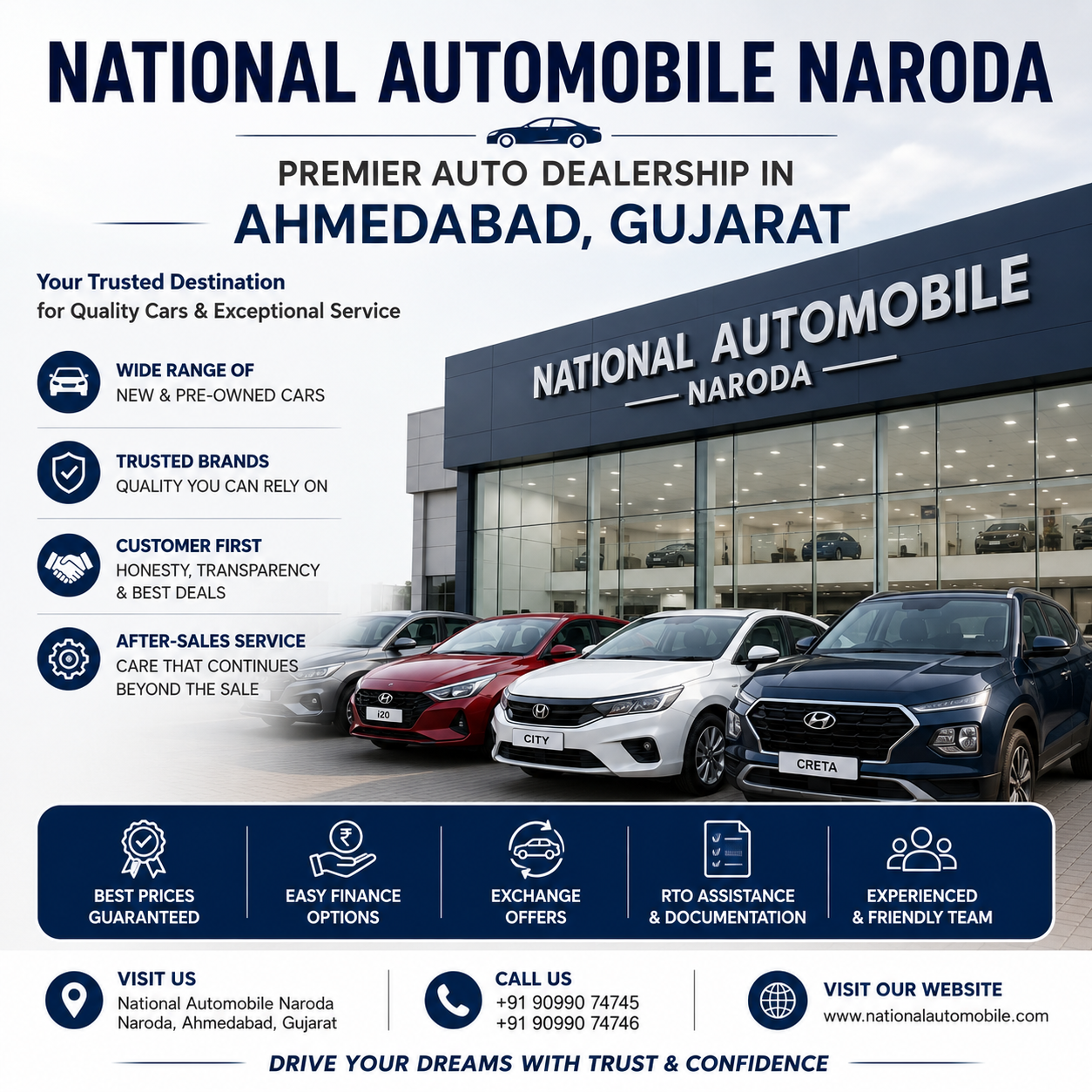National Automobile Naroda Ahmedabad | Auto Dealer Gujarat