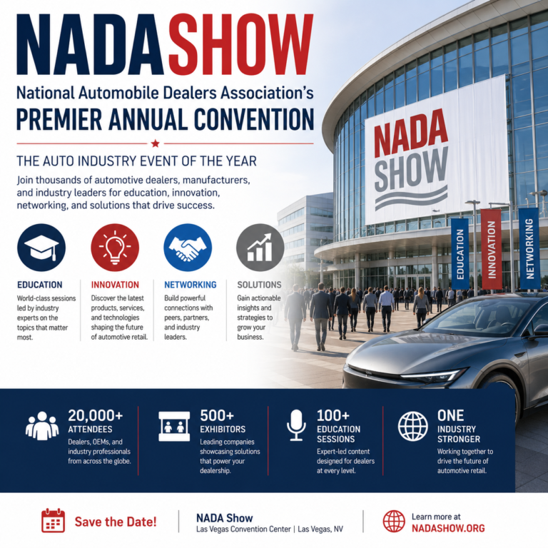 NADA Show – National Automobile Dealers Association’s Premier Annual Convention