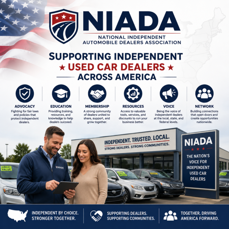 National Independent Automobile Dealers Association – Supporting Independent Used Car Dealers Across America
