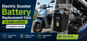 Electric Scooter Battery Replacement Cost in India (2026): Complete Guide
