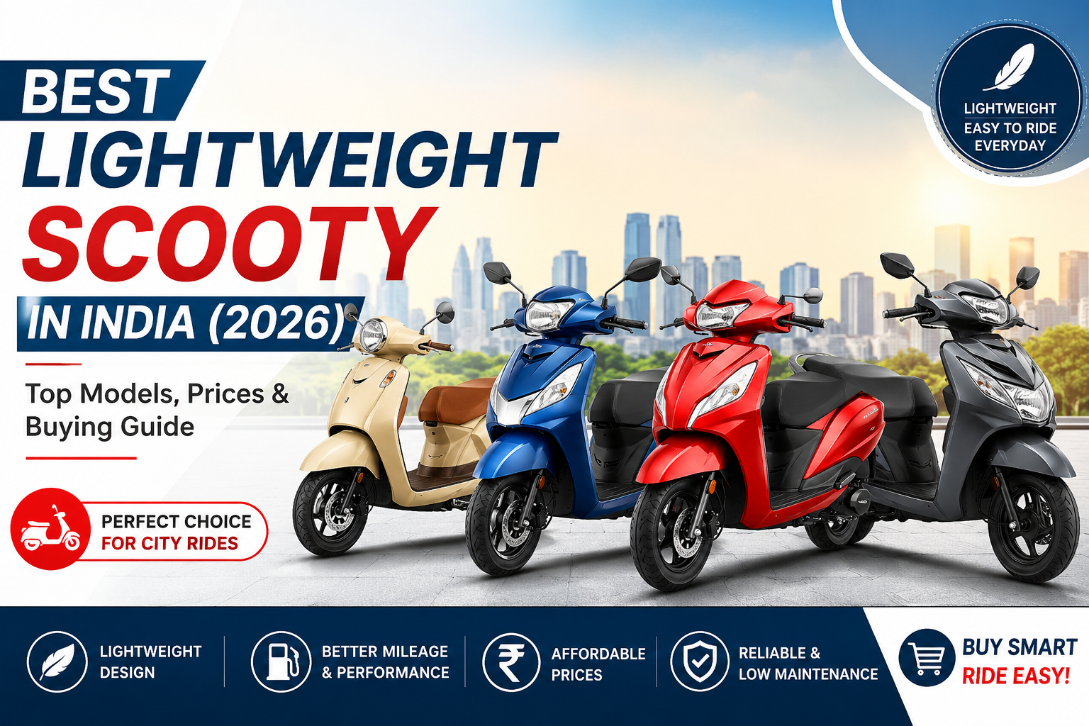 Lightweight Scooty in India