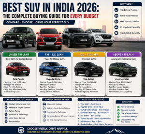 Best SUV in India 2026: The Complete Buying Guide for Every Budget